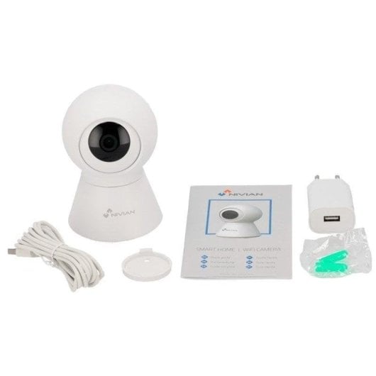 Cámara IP Nivian NVS-IPC-IS5 Quad HD Visión Nocturna Interior Audio Bidireccional Control por Voz
