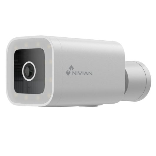 Nivian NVS-IPC-03-L Telecamera di Sorveglianza IP WiFi da Esterno QHD 2560x1440 Visione Notturna a Colori