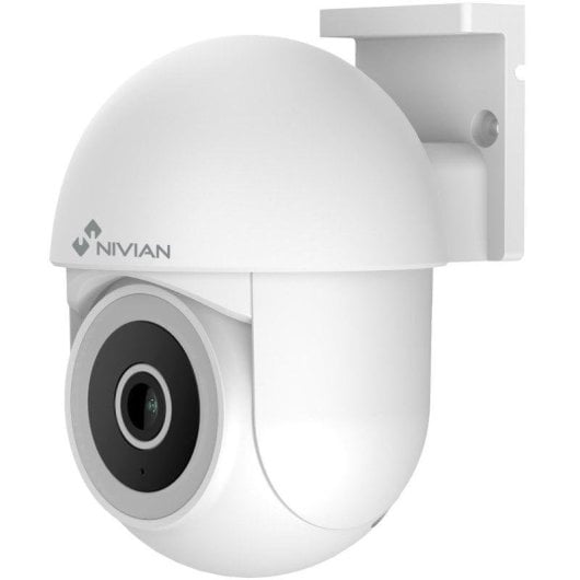 Caméra de surveillance Nivian NVS-IPC-0S4-L-MINI 2K Vision Nocturne Intérieur et Extérieur Détection IA Audio Bidirectionnel Contrôle Vocal
