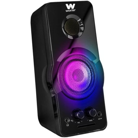 Woxter Big Bass 95 RGB Enceintes 2.0 20W Noir