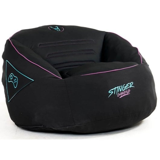 ?Woxter Stinger Gaming Puff Gamer Viscoelástica Negro y Azul