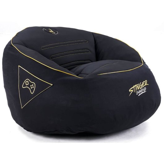 Woxter Stinger Gaming Puff Gamer Viskoelastisch Schwarz und Gold