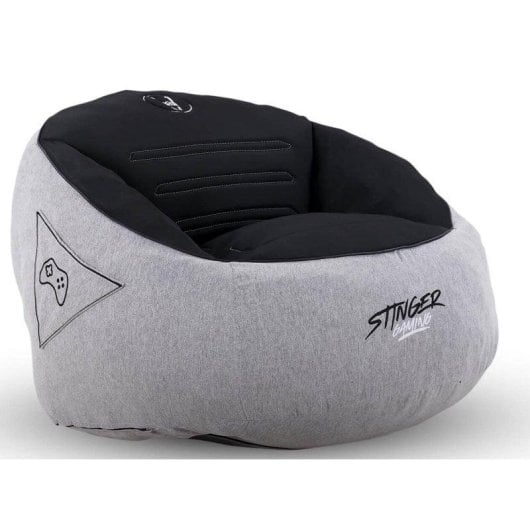 Woxter Stinger Gaming Puff Gamer Viscoelástica Cinzento/Preto
