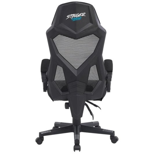 Woxter Stinger Station Sense Ergonomischer Gaming-Stuhl, schwarzer Stoff