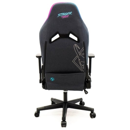 Woxter Stinger Station Elite Silla Gaming Tela RGB Azul/Rosa