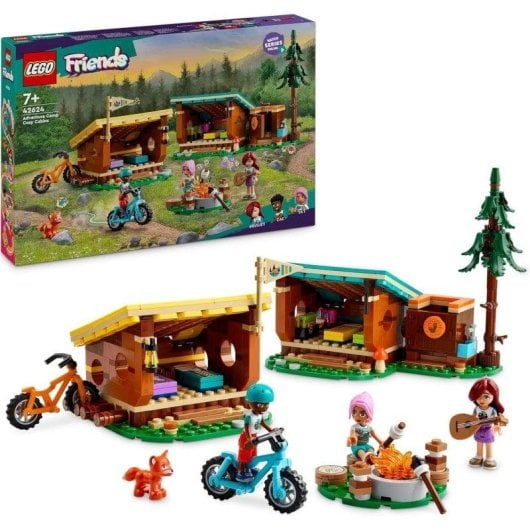 LEGO Friends Campamento de Aventura Cabañas Acogedoras 42624 437 pièces