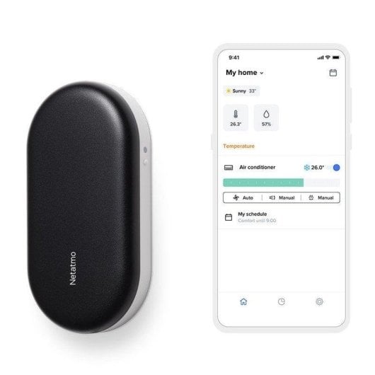 Thermostat Intelligent Netatmo Control Intelligent Sans fil pour Climatisation