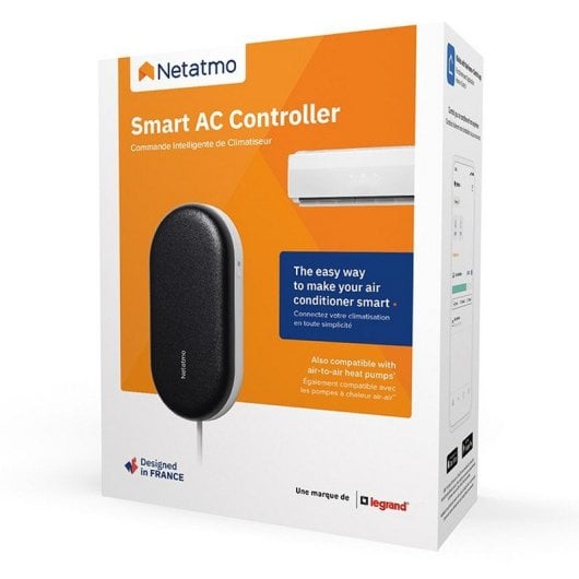 Commande de climatisation intelligente Netatmo Noir/Blanc
