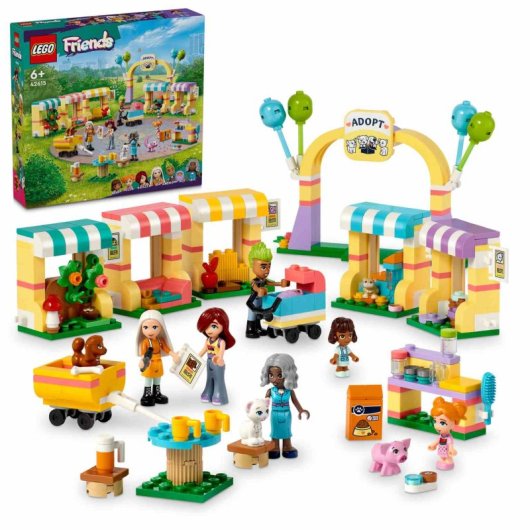 Tag der Haustieradoption von Lego Friends
