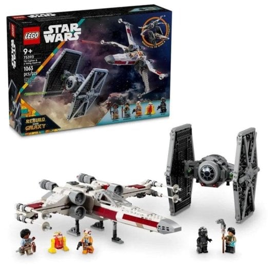 LEGO Star Wars Caca TIE e Ala-X Fusionados 1063 peças