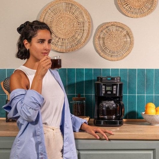 Kaffeemaschine Tropf Cecotec Coffee 66 Grind & Drop 1,8L Edelstahl mit Mahlwerk