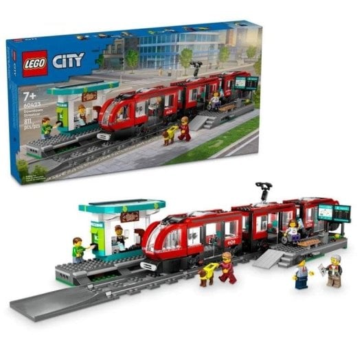LEGO City Tramway Urbain avec Station 60473 811 pièces