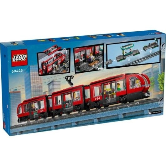 LEGO City Tramway Urbain avec Station 60473 811 pièces