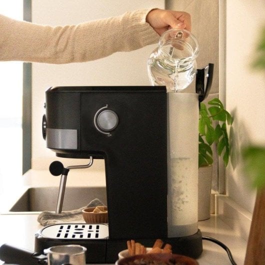 Kaffeemaschine Espresso Cecotec Power Espresso 20 Pecan Pro 1,25L 20 bar mit Dampfdüse