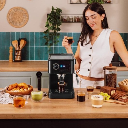Cecotec Power Espresso 20 Pro Cafetera Espresso 20 Bares Negra