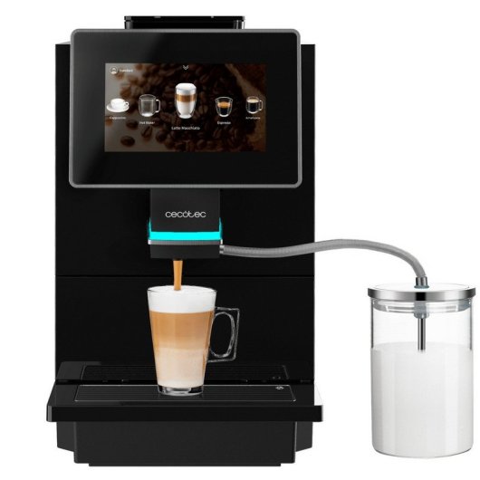 Cecotec Cremmaet Touch OCS Cafetera Superautomática Táctil con Molinillo 19 Bares Negra