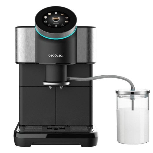Cecotec Cremmaet Spin Máquina de Café Super Automática Tátil com Moinho 15 Bar Preta/Aço Inoxidável