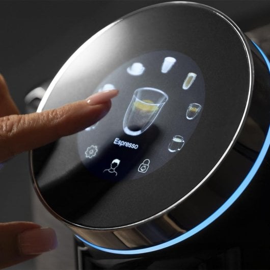 Cecotec Cremmaet Spin Máquina de Café Super Automática Tátil com Moinho 15 Bar Preta/Aço Inoxidável