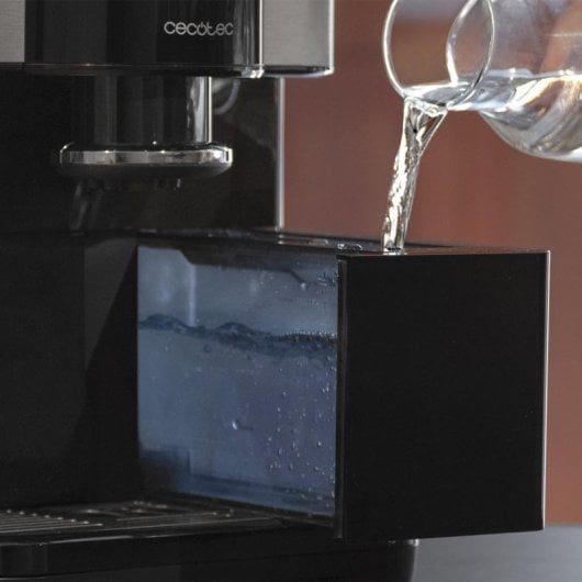 Cecotec Cremmaet Spin Máquina de Café Super Automática Tátil com Moinho 15 Bar Preta/Aço Inoxidável