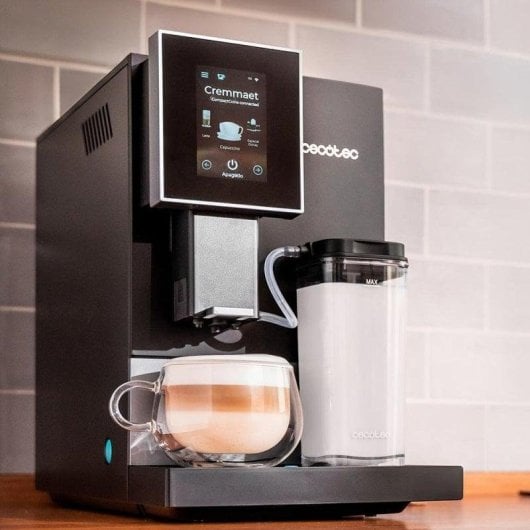 Cafetera Superautomática Cecotec Cremmaet Compactccino Connected 1,1L 19 bares WiFi leche