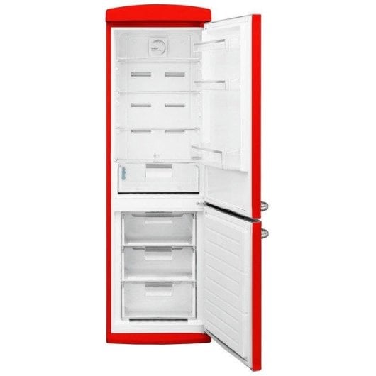 Cecotec Bolero CoolMarket Combi Origin 294+ Rouge E Réfrigérateur Combi Retro E Rouge
