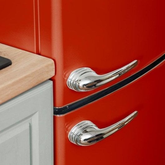 Cecotec Bolero CoolMarket Combi Origin 294+ Rouge E Réfrigérateur Combi Retro E Rouge