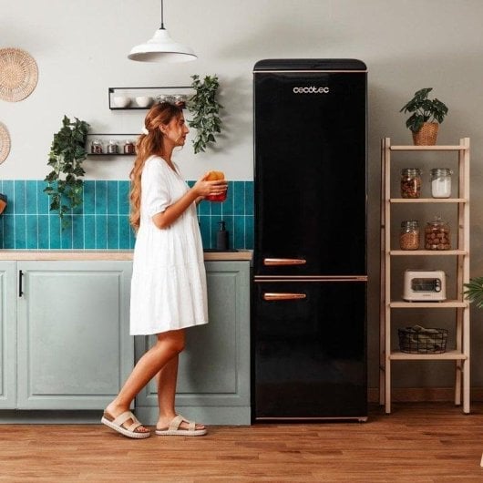 Frigorífico Combi Cecotec Bolero CoolMarket Combi Origin 300 No Frost 192cm 300L E Negro