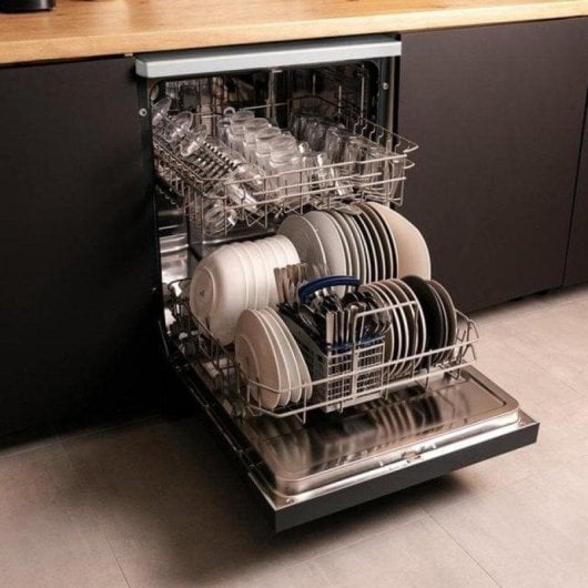 Lavavajilhas Cecotec Bolero Aguazero 6100 E 13 Conjuntos Classe E Dry+ Painel Touch