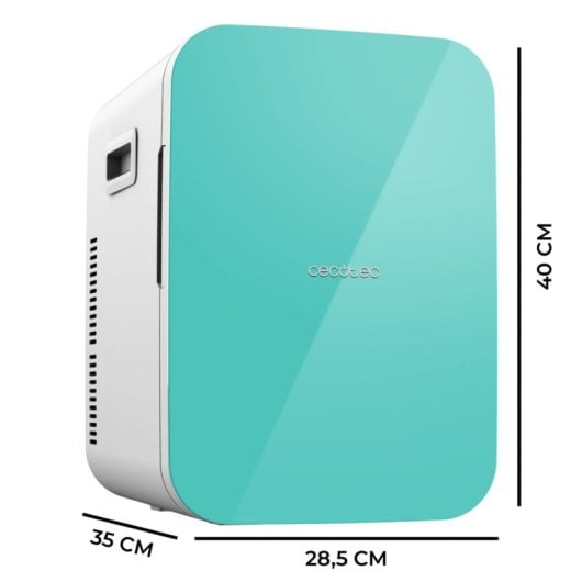Frigorifero Cecotec Bolero MiniCooling 20L Bahamas Mint 12V-220V range 7-65°C compatibile auto-caravan