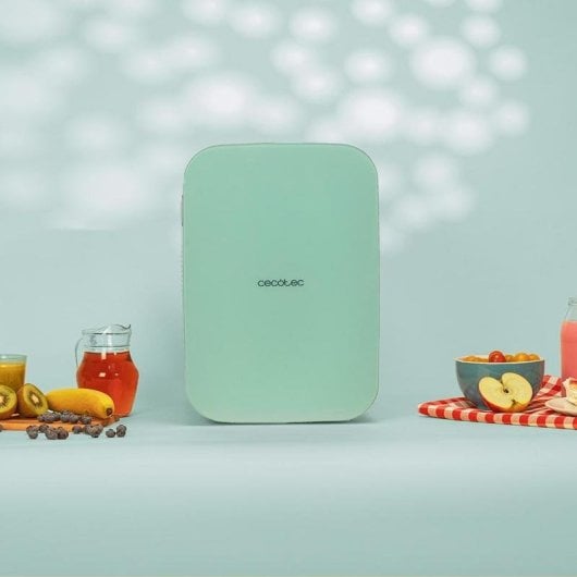 Frigorifero Cecotec Bolero MiniCooling 20L Bahamas Mint 12V-220V range 7-65°C compatibile auto-caravan