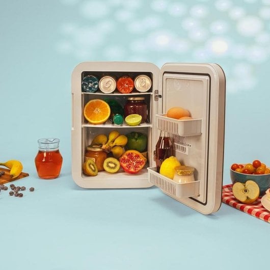 Frigorifero Cecotec Bolero MiniCooling 20L Bahamas Mint 12V-220V range 7-65°C compatibile auto-caravan