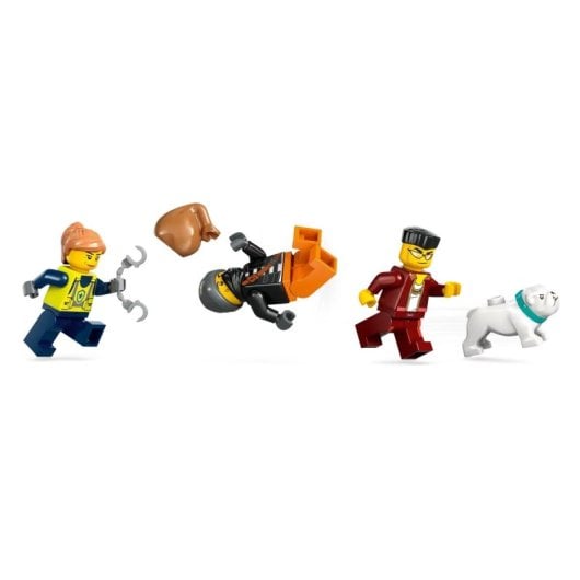 Lego City 60417 Lancha Motora de la Policía Y Escondite de los Ladrones
