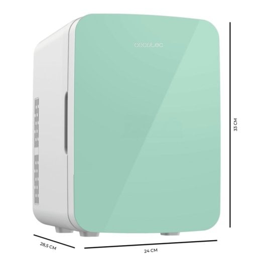 Frigorífico Cecotec Bolero MiniCooling 10L Bahamas Mint compacto 12V-220V calor y frío