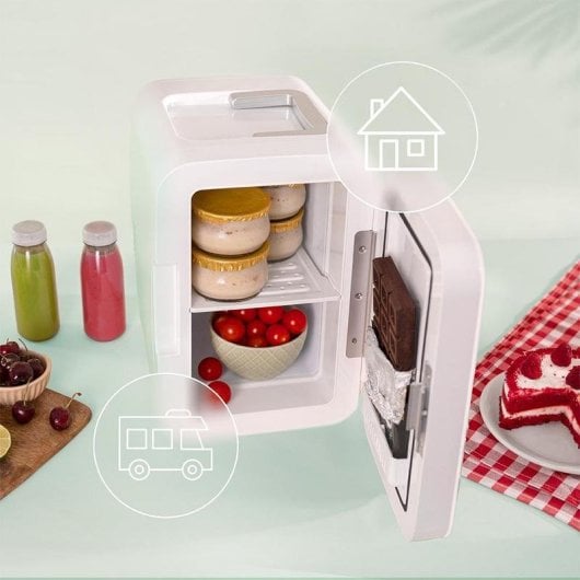 Frigorífico Cecotec Bolero MiniCooling 10L Bahamas Mint compacto 12V-220V calor y frío