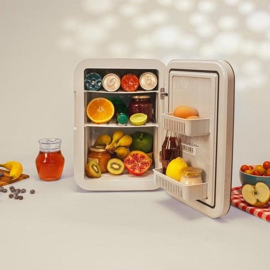 Mini Kühlschrank Cecotec Bolero MiniCooling 20L Bahamas Beige 12V 220V 7-65°C