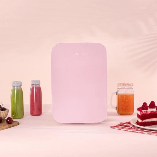 Frigorifero Cecotec Bolero MiniCooling 6L Bahamas Pink portatile 12V-220V 5-65ºC