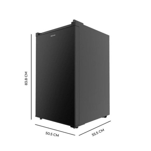 Frigorífico Mini Cecotec Bolero CoolMarket TT Defrost 83,6cm 114L E Negro Puerta Reversible
