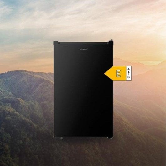 Frigorífico Mini Cecotec Bolero CoolMarket TT Defrost 83,6cm 114L E Negro Puerta Reversible