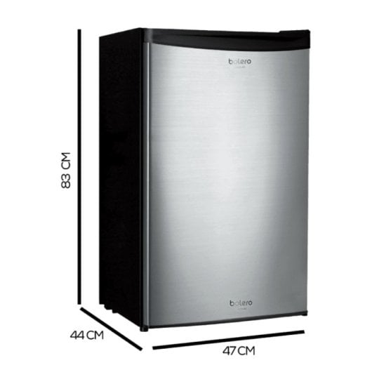 Cecotec Bolero CoolMarket TT 90 Frigorífico Mini 90L E Acero Inoxidable