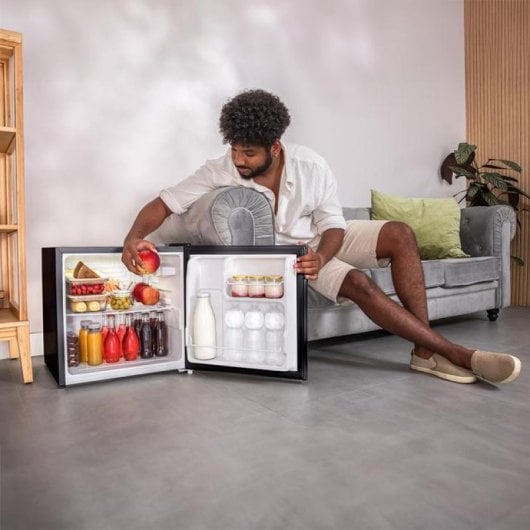 GrandCooler 20000 L SilentCompress Black E Mini Frigorífico 46L Clase E Negro