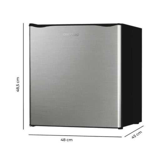 Frigorífico Mini Cecotec 03617 Defrost 48,5cm 46L E Inox Porta Reversível