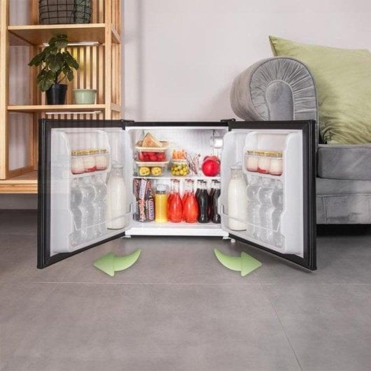 Frigorífico Mini Cecotec 03617 Defrost 48,5cm 46L E Inox Porta Reversível