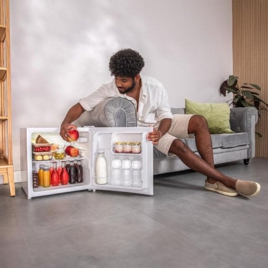 GrandCooler 20000 L SilentCompress White E Mini Frigorífico 46L Clase E Blanco