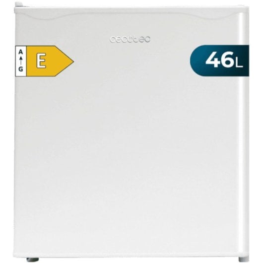 Cecotec GrandCooler 20000 SilentCompress Mini Frigorífico 46L Congelador y Puera Reversible E Blanco