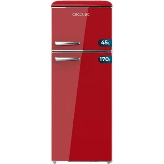 Frigorífico Combi Cecotec Bolero CoolMarket 2D Origin 215 Red E Defrost 148,5cm 215L E Vermelho