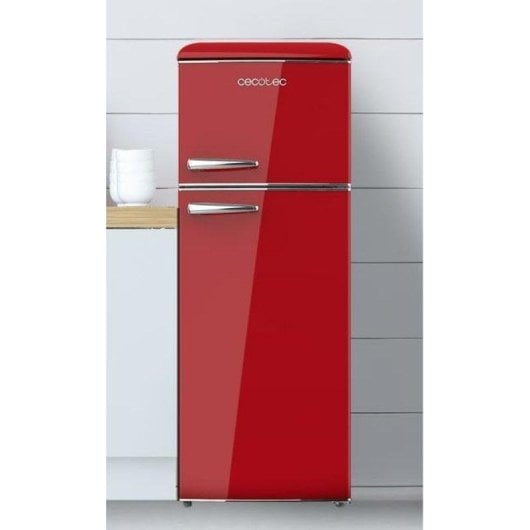 Frigorífico Combi Cecotec Bolero CoolMarket 2D Origin 215 Red E Defrost 148,5cm 215L E Vermelho