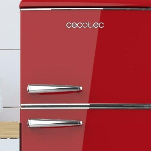 Frigorífico Combi Cecotec Bolero CoolMarket 2D Origin 215 Red E Defrost 148,5cm 215L E Vermelho