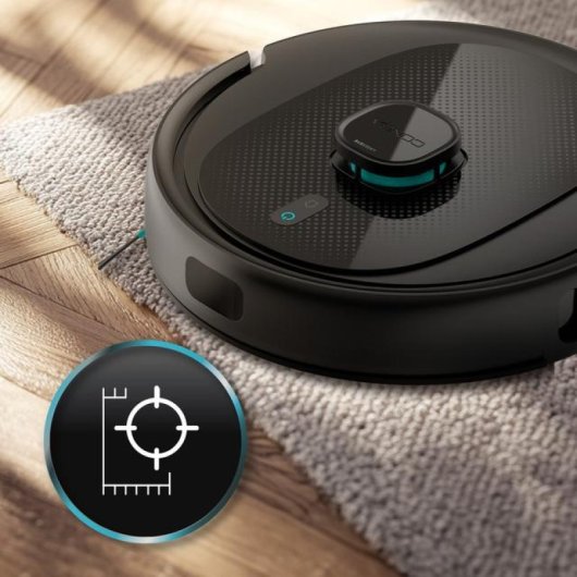 Aspirateur robot domestique 4 en 1 Cecotec Conga 9590 Spin Revolution Ultra Power + station de vidange automatique