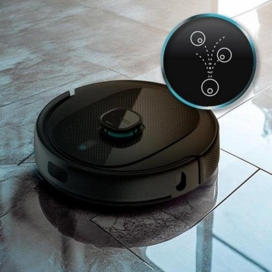 Aspirateurs Robots et Laveur Cecotec Conga 9590 Spin Revolution Ultra Power Home Vidage Automatique Navigation LiDAR 10.000 Pa Alexa Google Home
