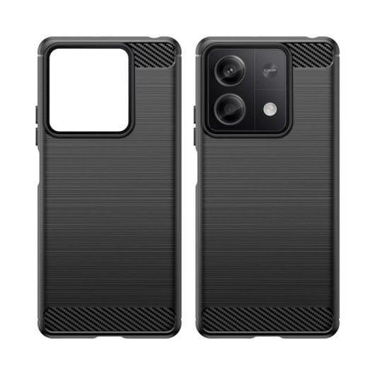 Max Power Digital Carbon Fiber Case für Xiaomi Redmi Note 13 5g Stoßfestes schwarzes Silikon